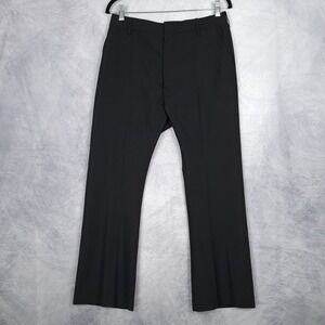 Vetements Pants Womens Large Black Flare Pret-A-Porter Pantalons Trouser Italy